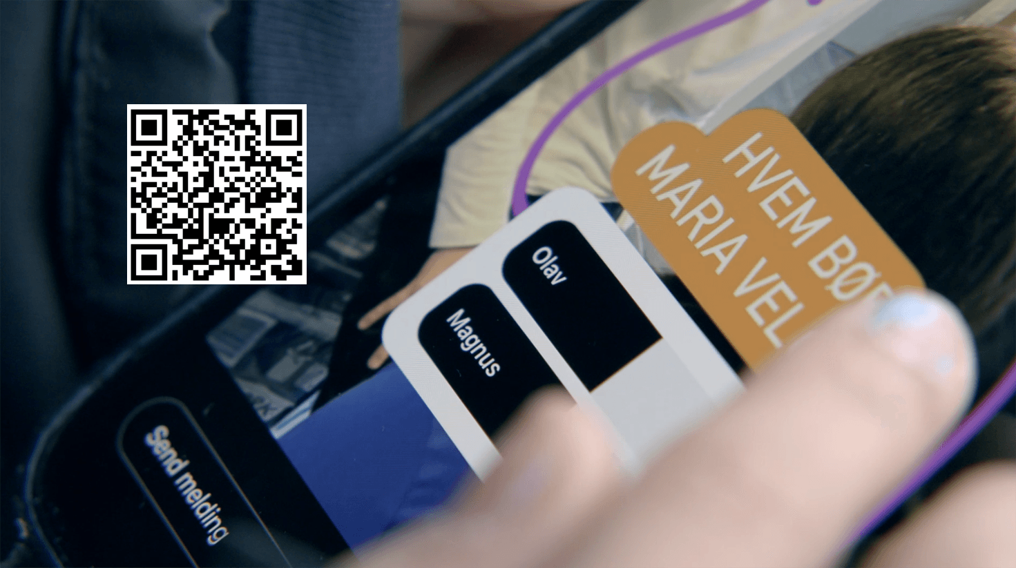 QR-kode til undervisningsopplegg