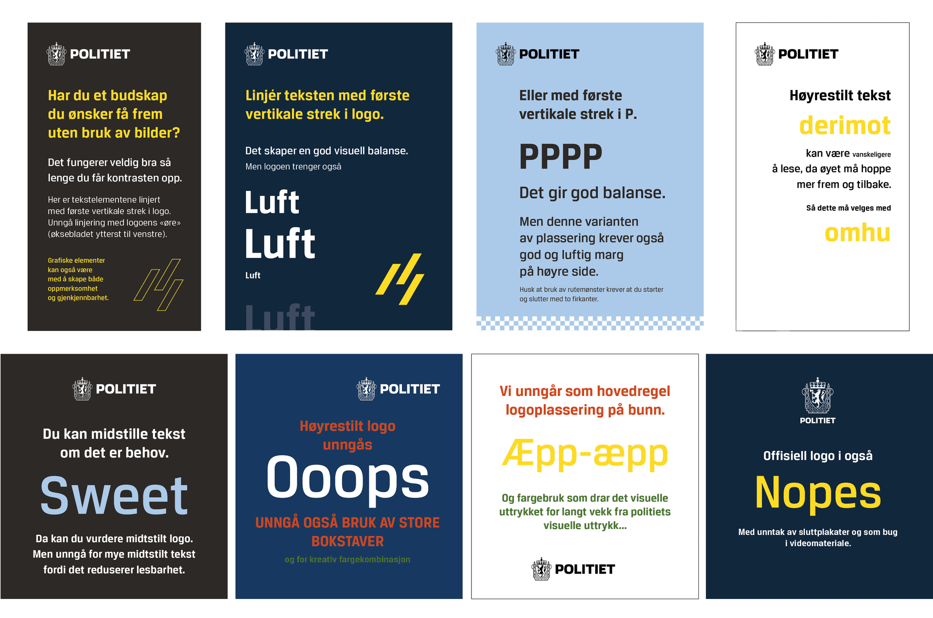 Illustrasjon kreativ fontbruk