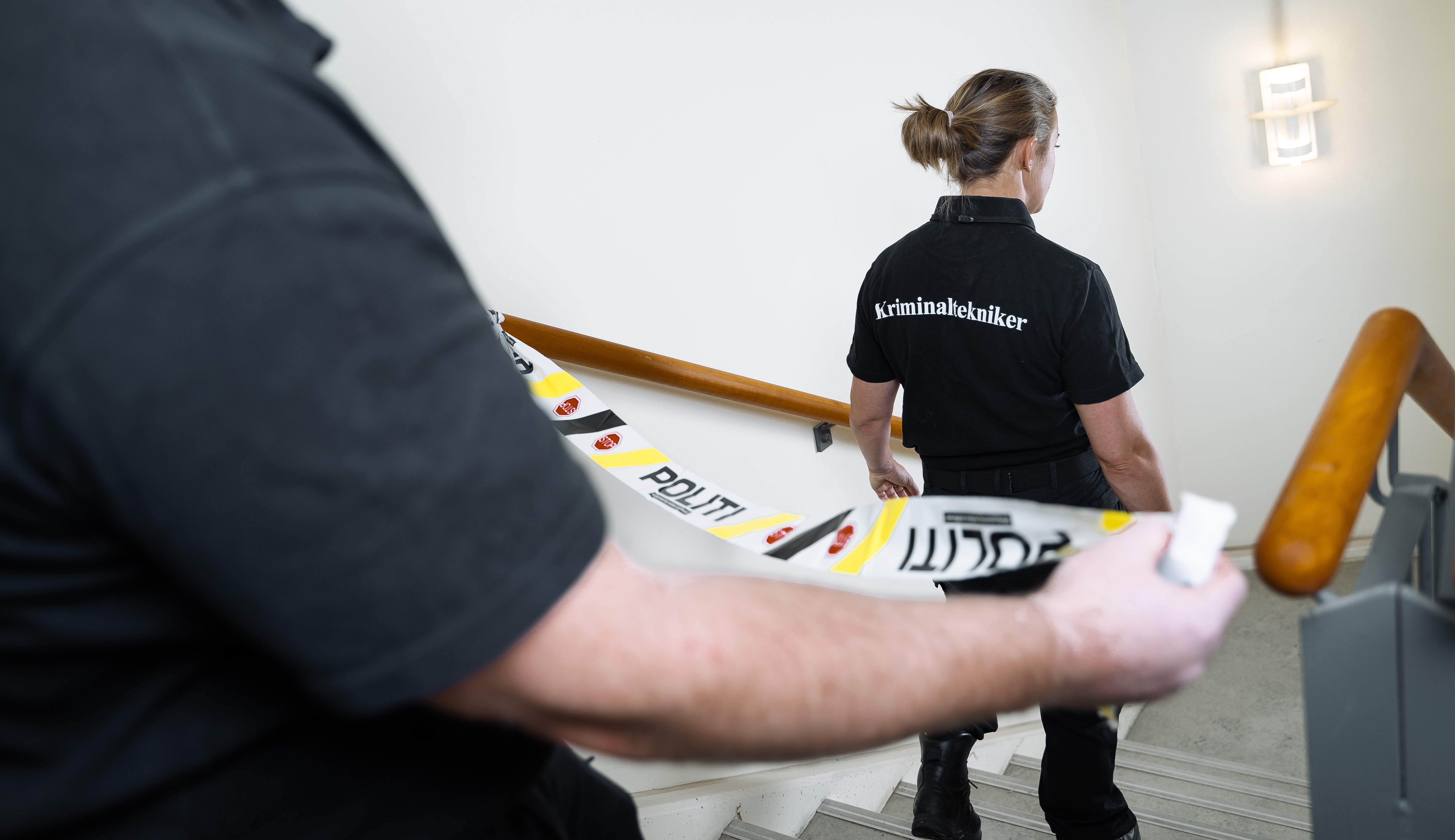 Illustrasjonsbilde av politiet med plomberingstape