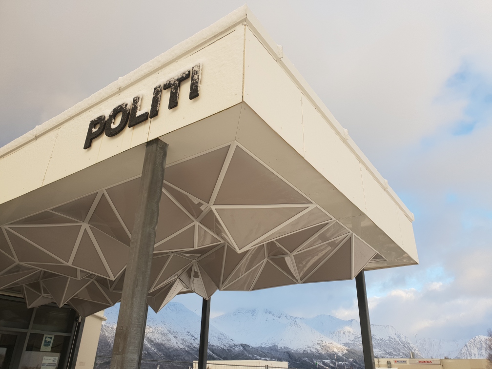 Ørsta og området der leitinga pågår 4. desember 2018