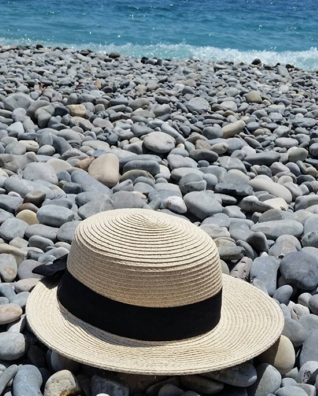 Hatt på badestrand