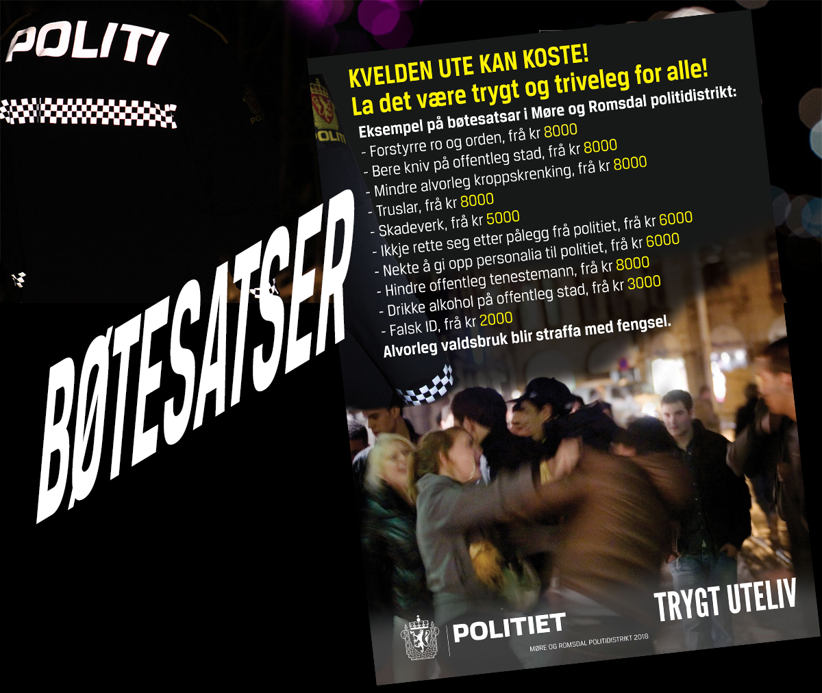 Illustrasjon bøtesatser