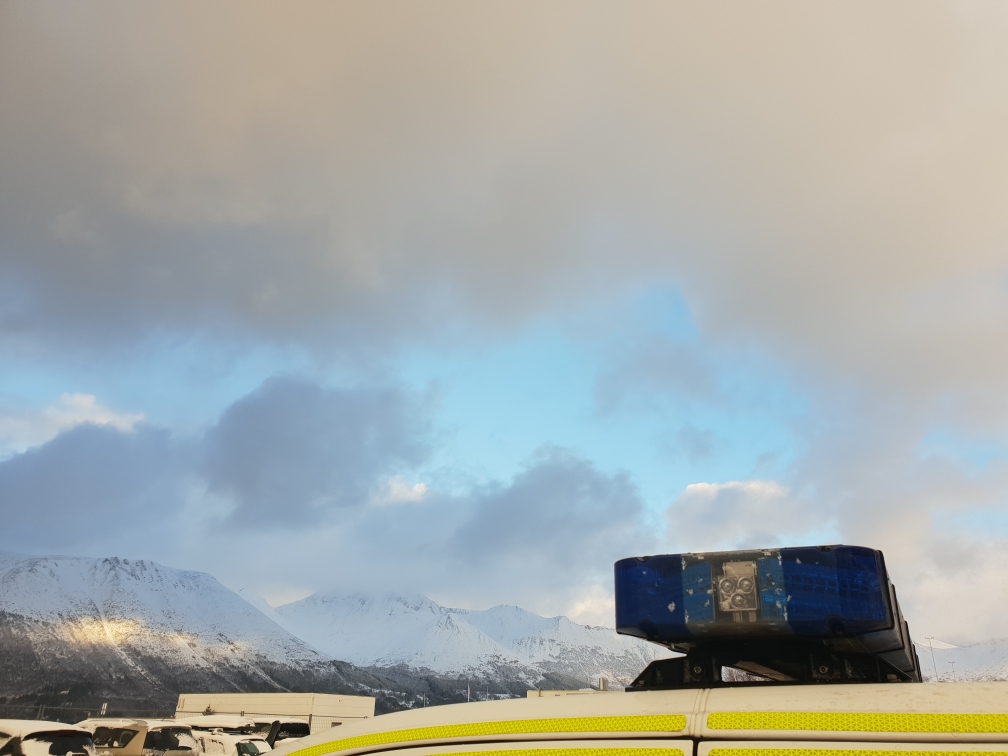 Slik ser det ut i området rundt Saudehornet i Ørsta 4. desember 2018