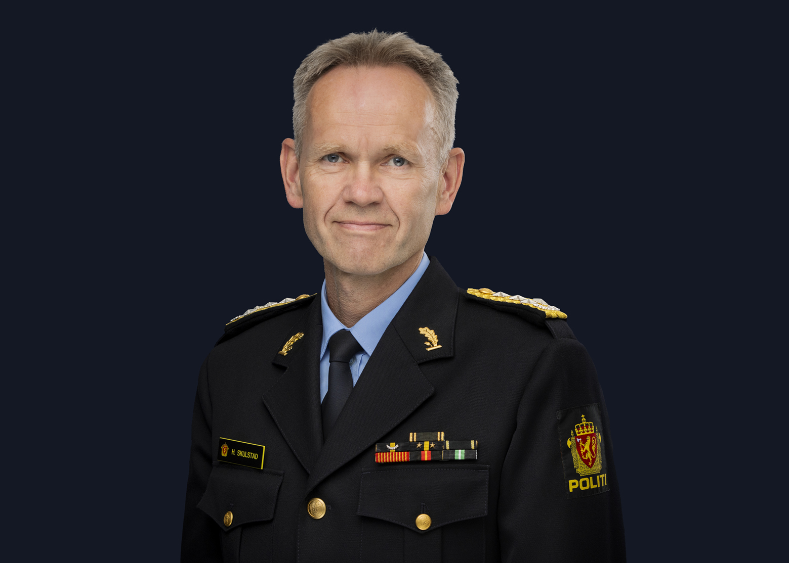 Portrettbilde av politidirektør Håkon Skulstad