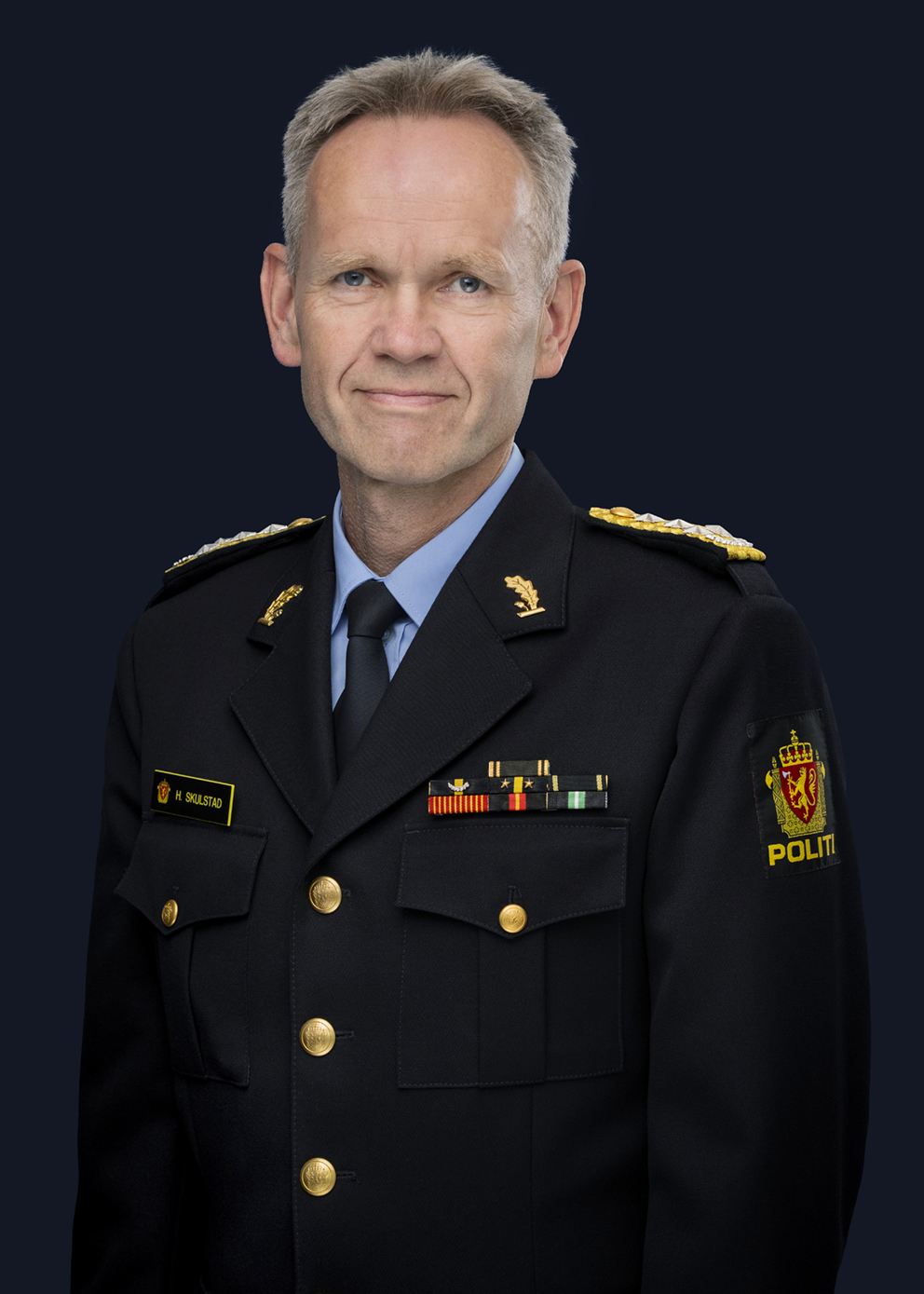 Portrettbilde av politidirektør Håkon Skulstad
