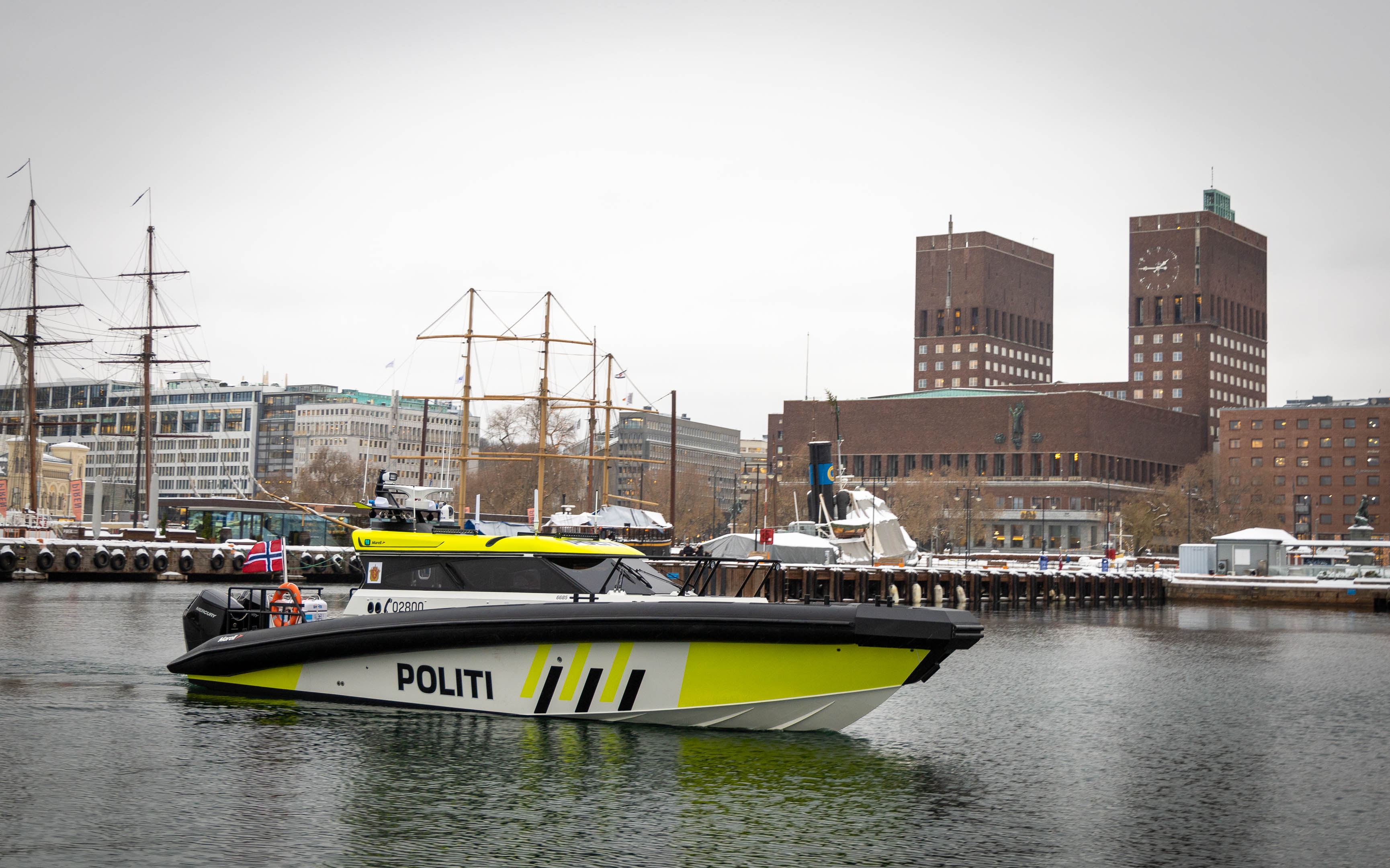 Politibåt i Oslofjorden