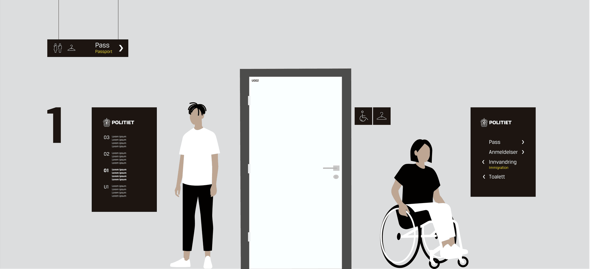 Illustrasjonsbilde fra skiltmanualen